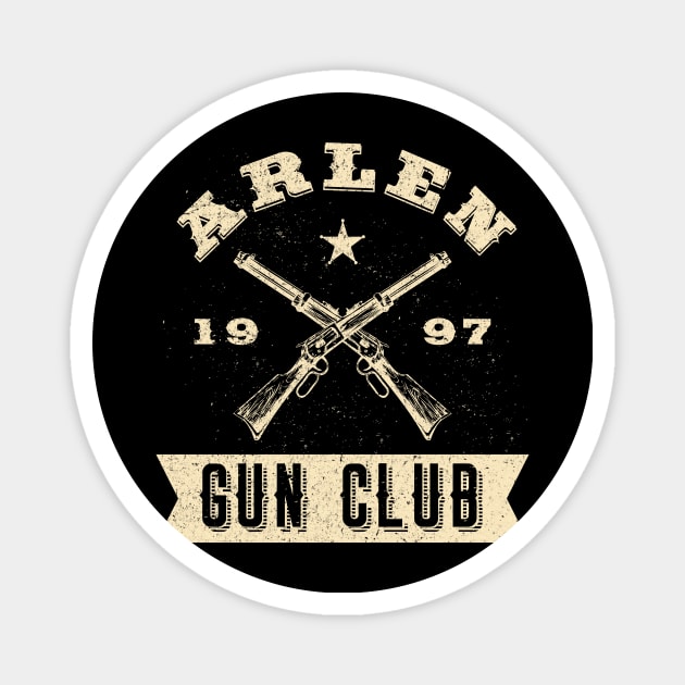 Arlen Gun Club (White) Magnet by winstongambro